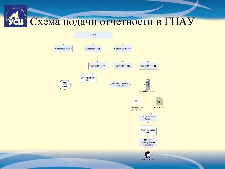 Схема подачи отчетности в ГНАУ 