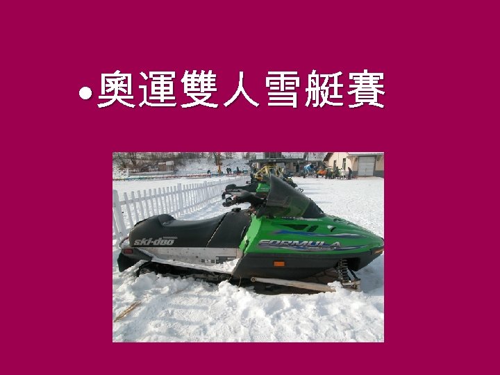  • 奧運雙人雪艇賽 