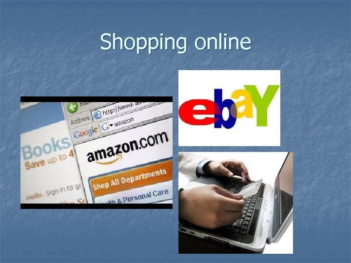 Shopping online 