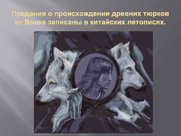 Предания о происхождении древних тюрков от Волка записаны в китайских летописях. 