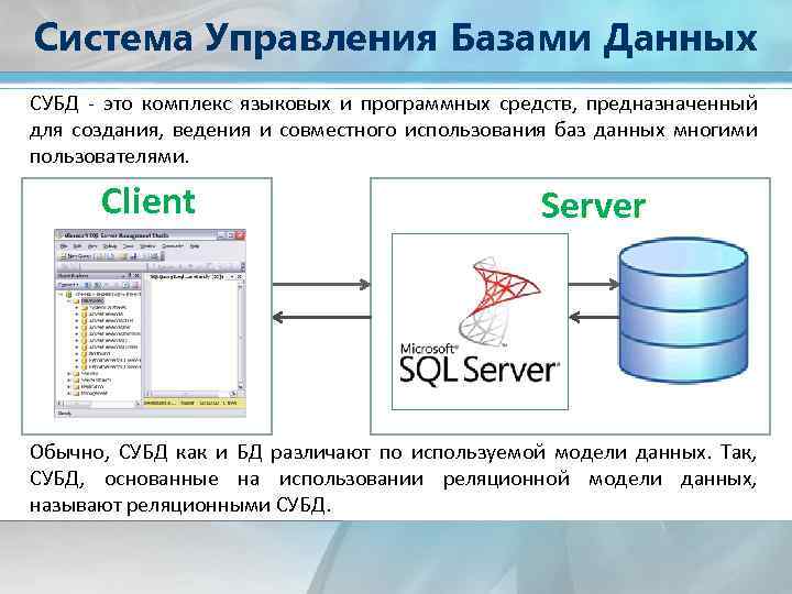 База данных презентация