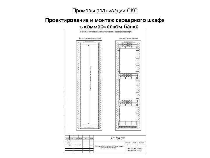 Паспорт скс сети образец