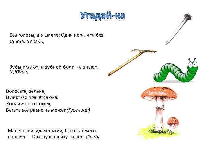 Загадки остры. Загадка про грабли. Загадка про гвоздь. Загадка ответ гвоздь. Загадка про гвоздь для детей.