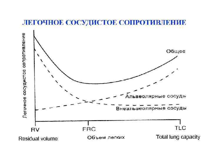 Residual volume Total lung capacity 