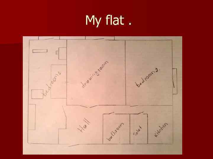 My flat. 