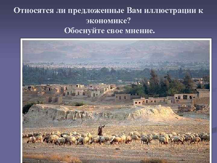 Относятся ли предложенные Вам иллюстрации к экономике? Обоснуйте свое мнение. 