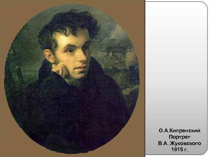 О. А. Кипренский Портрет В. А. Жуковского 1815 г. 