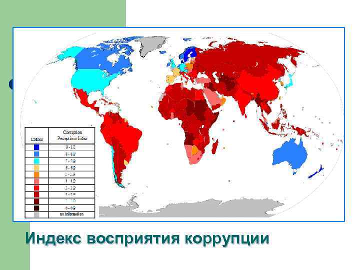 Индекс восприятия коррупции 