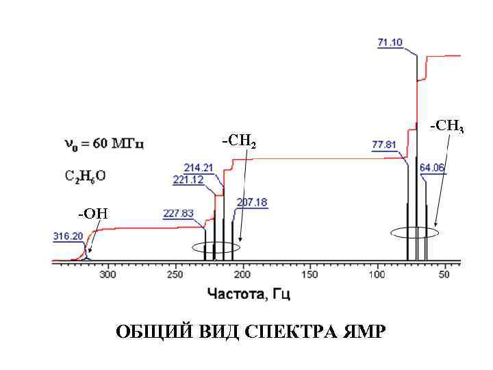 ОБЩИЙ ВИД СПЕКТРА ЯМР 