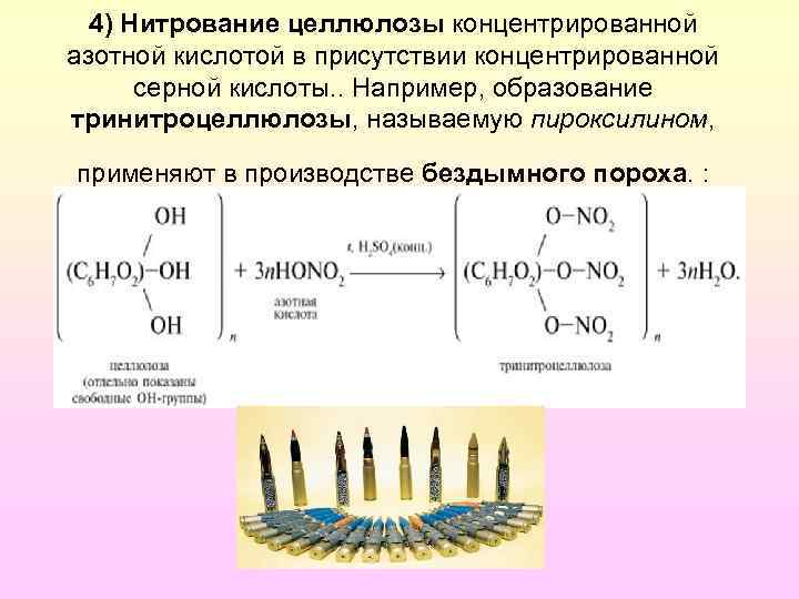 Схема получения динитрата целлюлозы