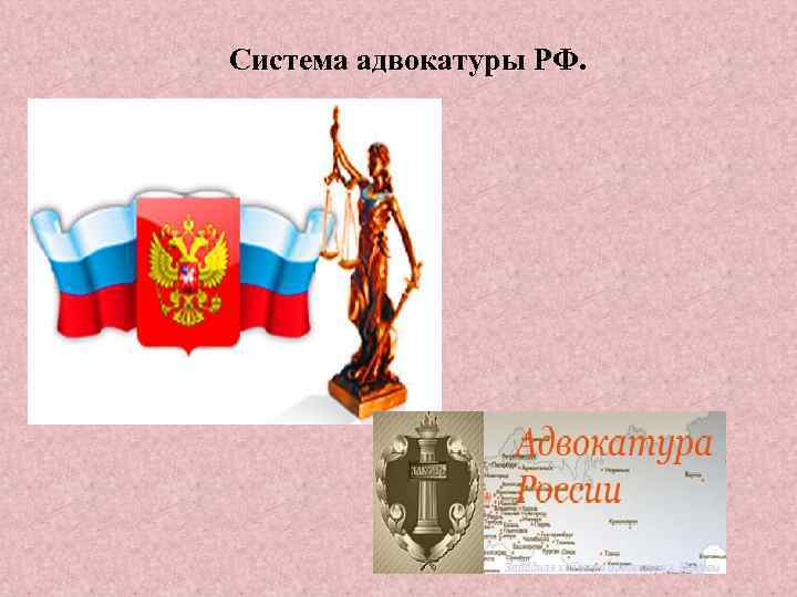 Система адвокатуры РФ. 