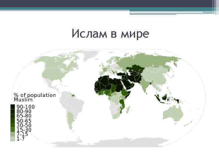 Ислам в мире 