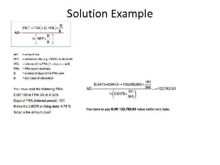 Solution Example 