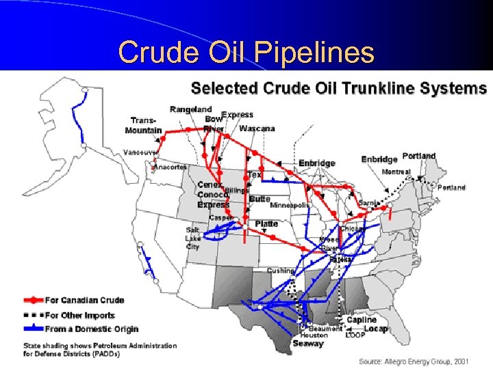 Crude Oil Pipelines 