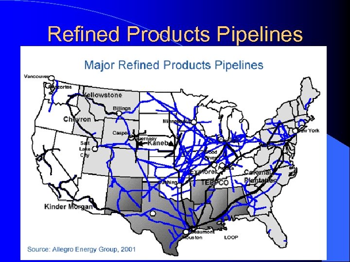 Refined Products Pipelines 