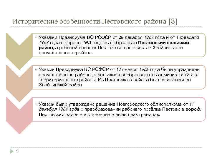 Исторические особенности Пестовского района [3] • Указами Президиума ВС РСФСР от 26 декабря 1962