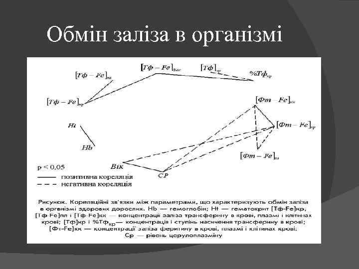Обмін заліза в організмі 