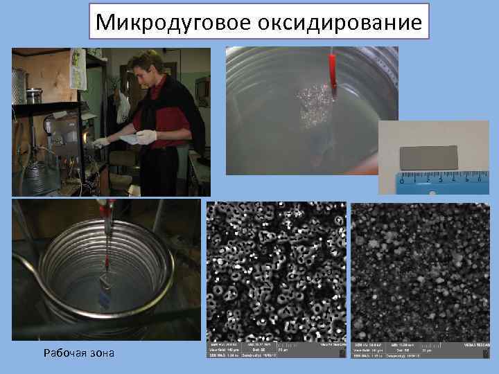 Микродуговое оксидирование Рабочая зона 