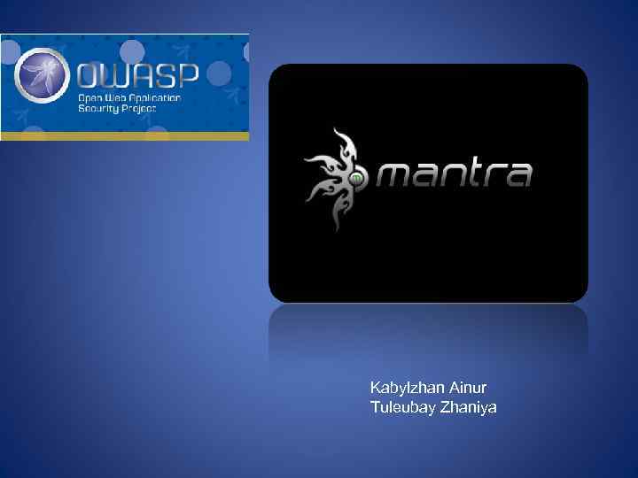 Kabylzhan Ainur Tuleubay Zhaniya 