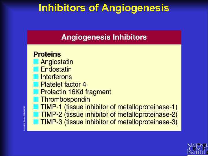 Inhibitors of Angiogenesis 