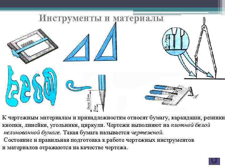 Изображение выполненное с помощью чертежных инструментов