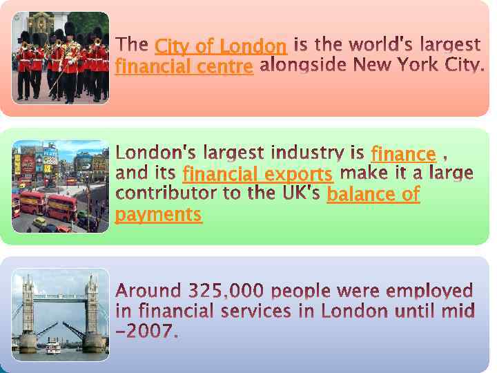 City of London financial centre financial exports balance of payments 