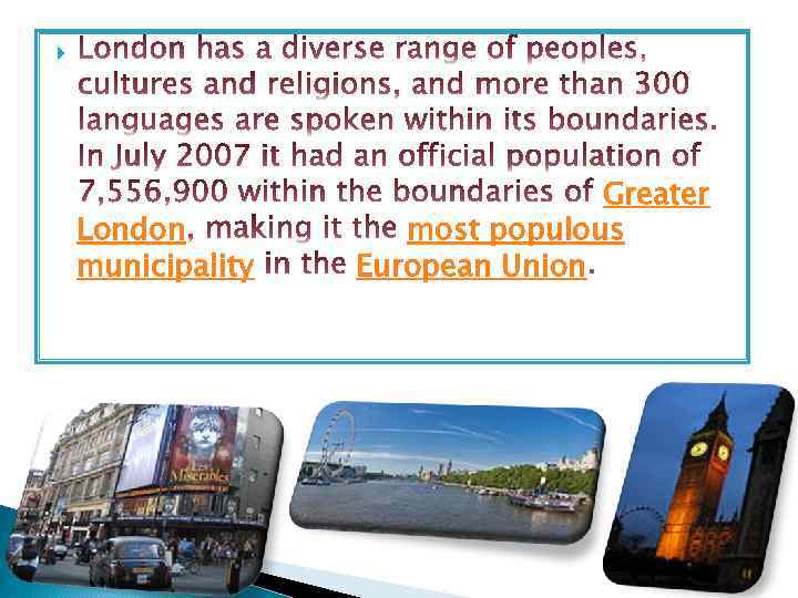  London municipality Greater most populous European Union 