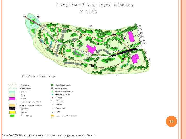 10 Киселёва С. Ю. Реконструкция планировки и озеленения территории парка г. Олонец 
