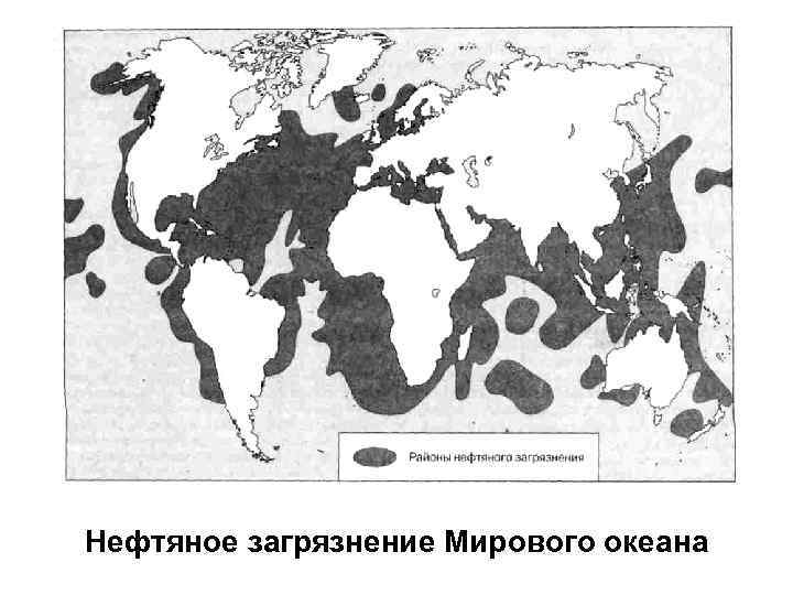 Нефтяное загрязнение Мирового океана 