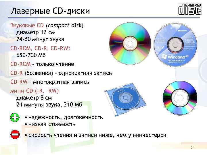 Компакт диск предназначена информации. Лазерные диски, CD-ROM. Звуковой компакт-диск. CD (Compact Disk ROM) DVD (Digital versatile Disc). Диаметр CD диска.