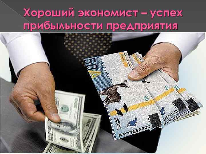 Хороший экономист – успех прибыльности предприятия 