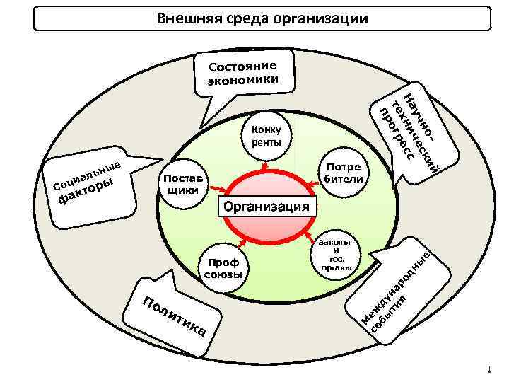 Внешняя среда организации картинки