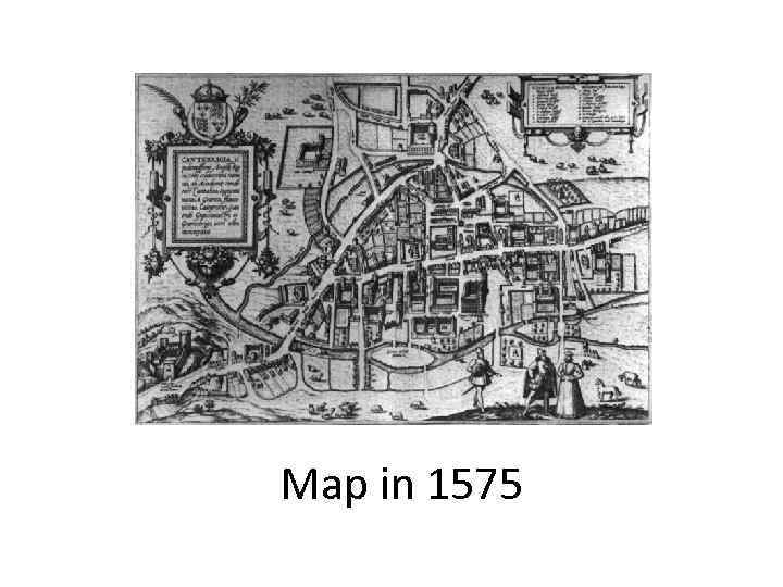 Map in 1575 