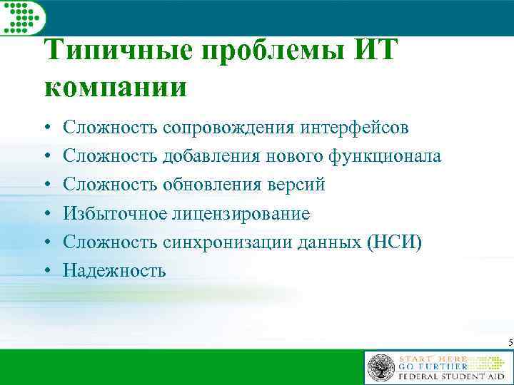 Типичные проблемы ИТ компании • • • Сложность сопровождения интерфейсов Сложность добавления нового функционала