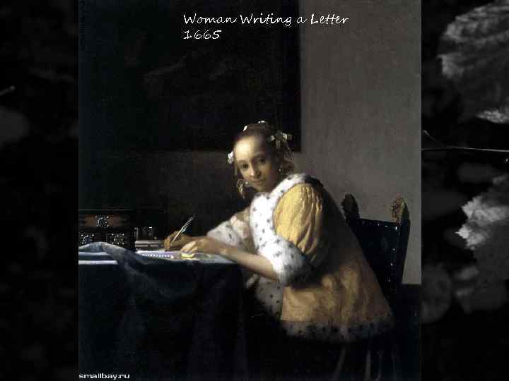 Woman Writing a Letter 1665 