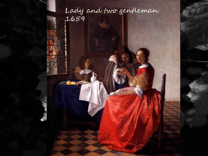 Lady and two gentleman 1659 