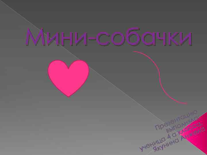 Мини-собачки цию : нтаняла , езепол сса Пр вы ла ла а к нже