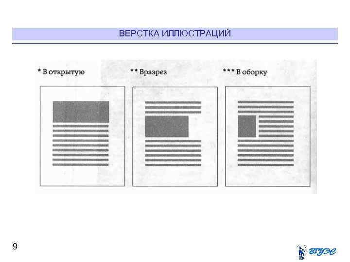 ВЕРСТКА ИЛЛЮСТРАЦИЙ 9 