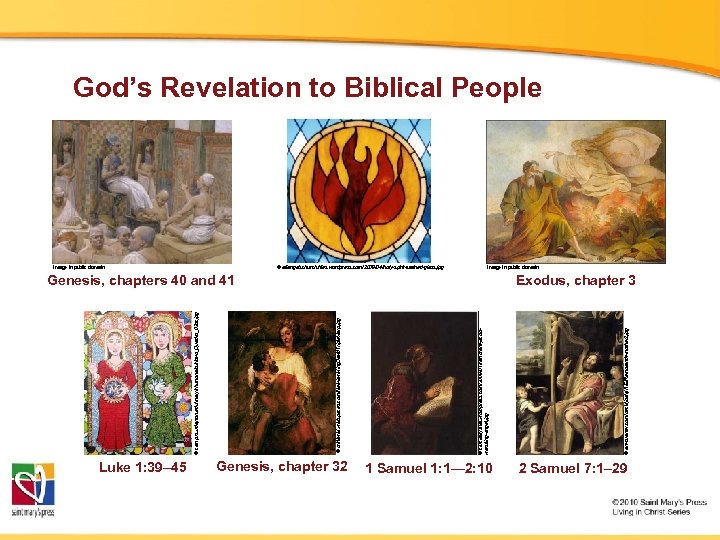 God’s Revelation to Biblical People © allangelschurch. files. wordpress. com/2009/04/holy-spirit-stained-glass. jpg Image in public