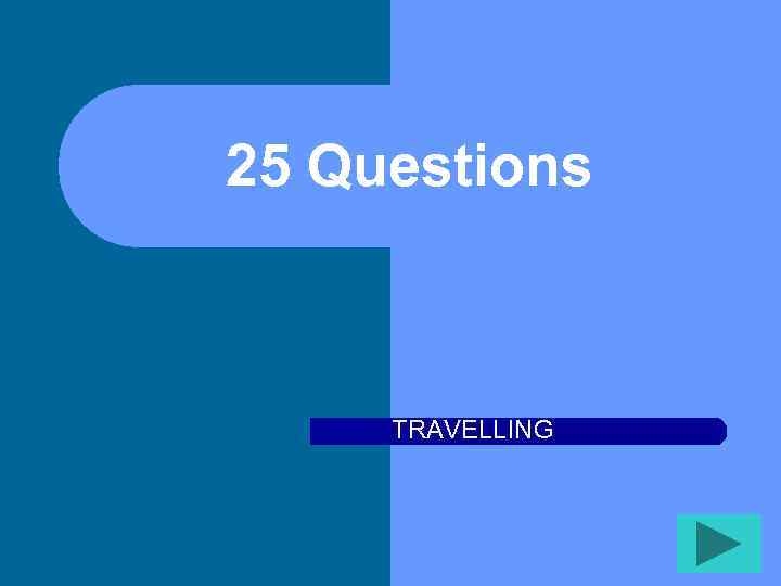 travelling questions to discuss