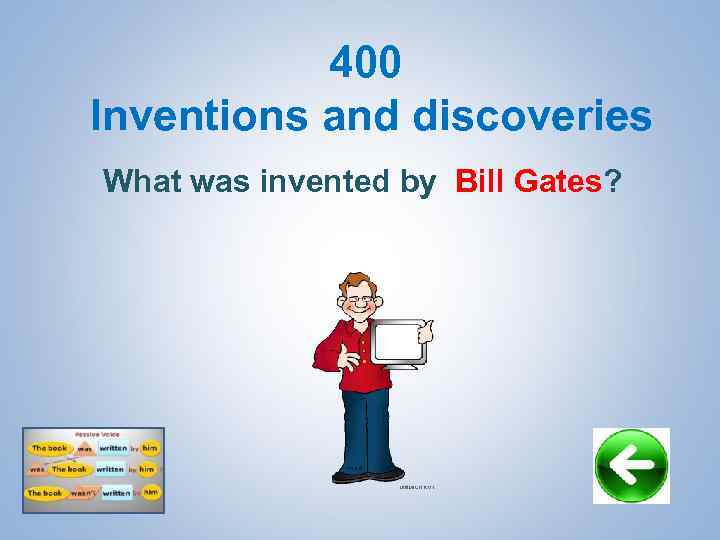 400 Inventions and discoveries What was invented by Bill Gates? 