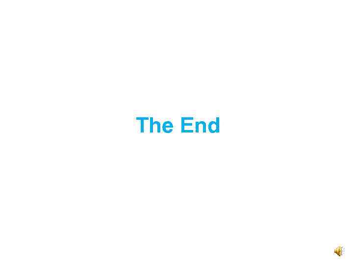 The End 