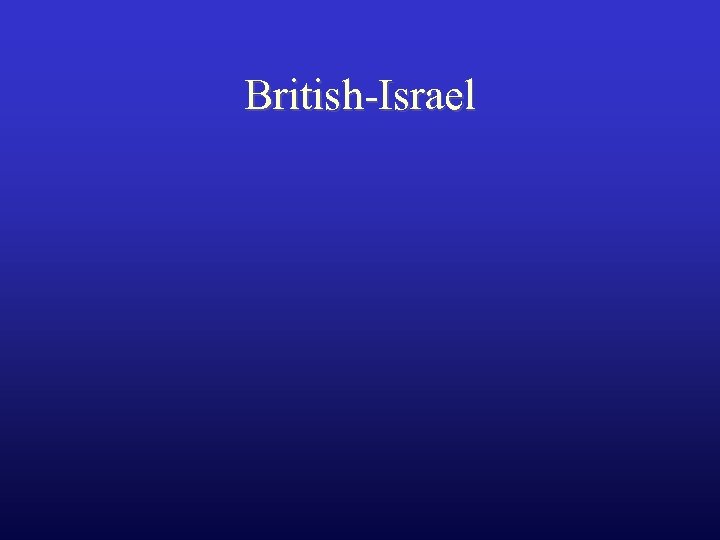 British-Israel 