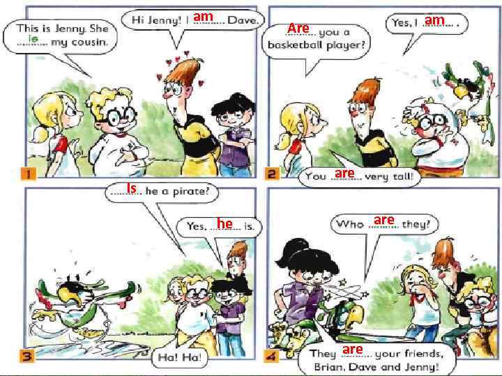 am am Are are Is are he are 