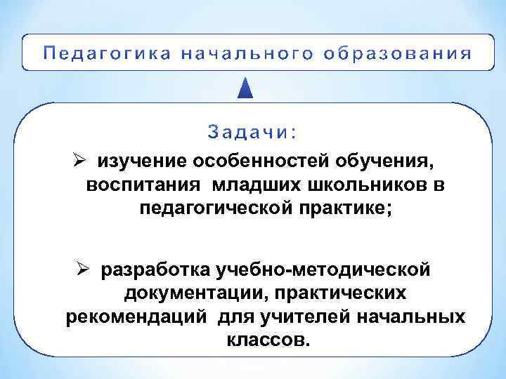 Ø изучение особенностей обучения, воспитания младших школьников в педагогической практике; Ø разработка учебно методической