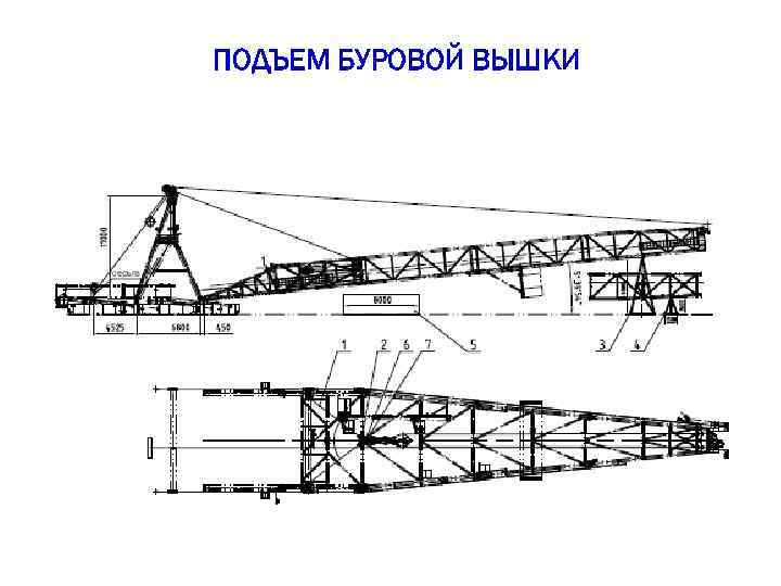 ПОДЪЕМ БУРОВОЙ ВЫШКИ 