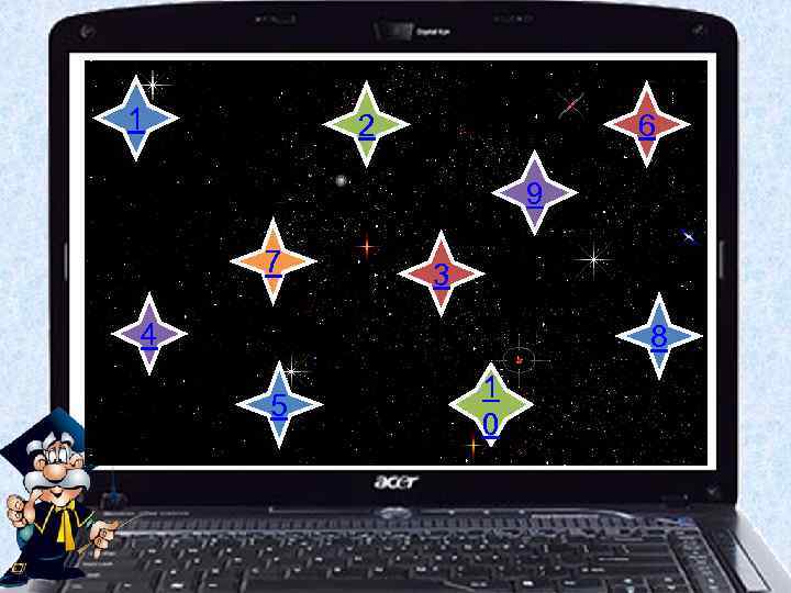 1 2 6 9 7 3 4 8 5 1 0 