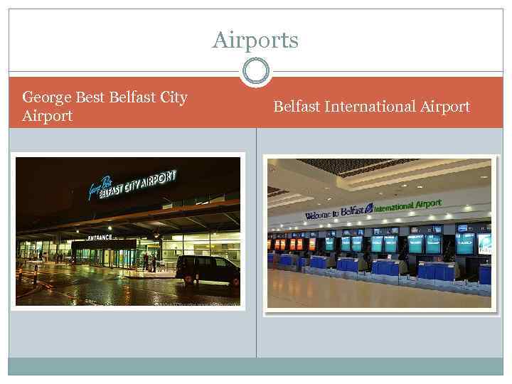 Airports George Best Belfast City Airport Belfast International Airport 