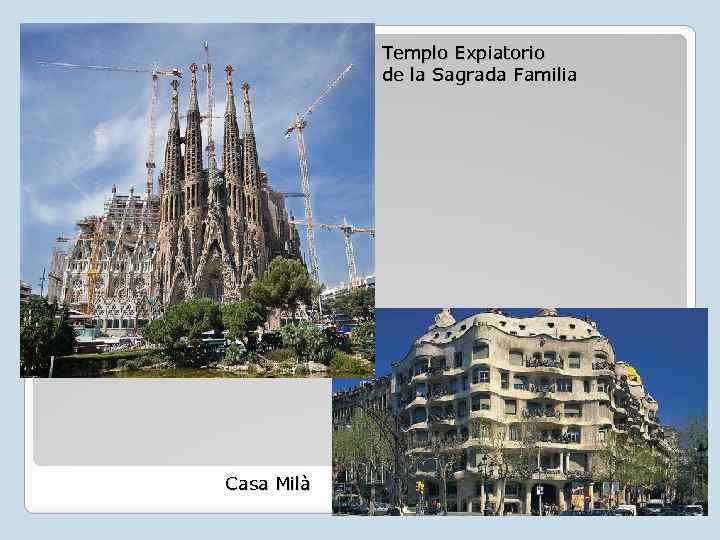 Templo Expiatorio de la Sagrada Familia Casa Milà 