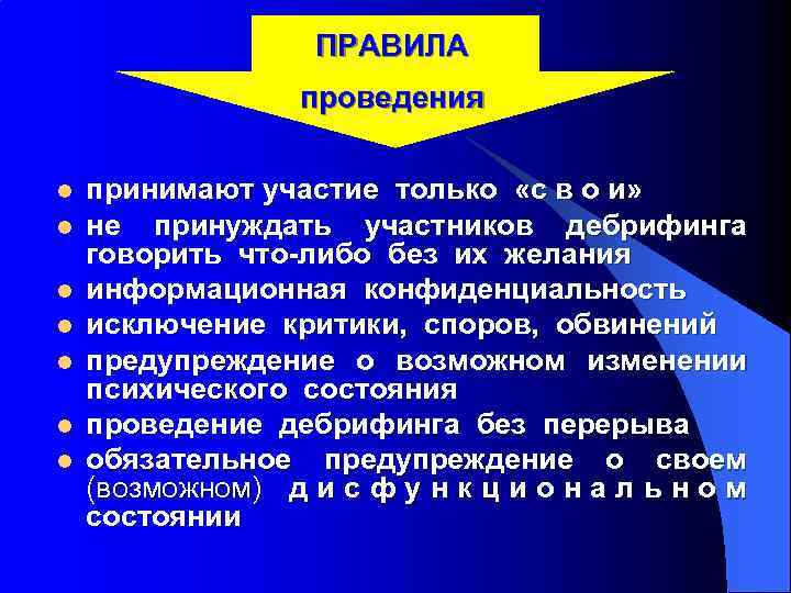 ПРАВИЛА проведения l l l l принимают участие только «с в о и» не